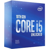 ITL i5-10600KF Core 4.1GHz 12MB LGA1200 10th Gen no graphics